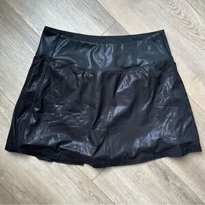 Crowned Athletics Glitter Black Women's Skort
